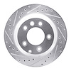 631-74048L Drilled/Slotted Brake Rotor [Silver], 2003-2018 Multiple Makes/Models, Position: Rear Left - image 1