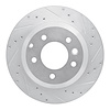 631-74048R Drilled/Slotted Brake Rotor [Silver], 2003-2018 Multiple Makes/Models, Position: Rear Right - image 1
