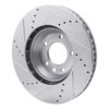 631-74051D Drilled/Slotted Brake Rotor [Silver], 2003-2015 Multiple Makes/Models, Position: Left Front - image 4