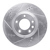 631-74056D Drilled/Slotted Brake Rotor [Silver], 2011-2018 Multiple Makes/Models, Position: Right Front - image 1