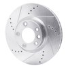 631-74056D Drilled/Slotted Brake Rotor [Silver], 2011-2018 Multiple Makes/Models, Position: Right Front - image 2
