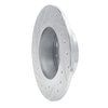 631-74059R Drilled/Slotted Brake Rotor [Silver], Fits Select Audi/Volkswagen, Position: Rear Right - image 4
