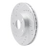 631-75003L Drilled/Slotted Brake Rotor [Silver], 1992-1998 Lexus/Toyota/Scion, Position: Front Left - image 2