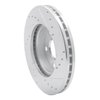631-75003L Drilled/Slotted Brake Rotor [Silver], 1992-1998 Lexus/Toyota/Scion, Position: Front Left - image 4