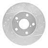 631-75003R Drilled/Slotted Brake Rotor [Silver], 1992-1998 Lexus/Toyota/Scion, Position: Front Right - image 1