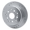 631-75004L Drilled/Slotted Brake Rotor [Silver], 1992-1998 Lexus/Toyota/Scion, Position: Rear Left - image 2