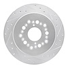 631-75006R Drilled/Slotted Brake Rotor [Silver], 1992-2000 Lexus/Toyota/Scion, Position: Rear Right - image 1