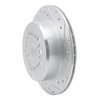 631-75006R Drilled/Slotted Brake Rotor [Silver], 1992-2000 Lexus/Toyota/Scion, Position: Rear Right - image 2