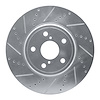 631-75009L Drilled/Slotted Brake Rotor [Silver], 2001-2006 Lexus/Toyota/Scion, Position: Front Left - image 1
