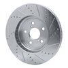 631-75009L Drilled/Slotted Brake Rotor [Silver], 2001-2006 Lexus/Toyota/Scion, Position: Front Left - image 4