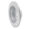 631-75010L Drilled/Slotted Brake Rotor [Silver], 2001-2006 Lexus/Toyota/Scion, Position: Rear Left - image 4