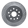631-75010R Drilled/Slotted Brake Rotor [Silver], 2001-2006 Lexus/Toyota/Scion, Position: Rear Right - image 1