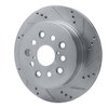 631-75010R Drilled/Slotted Brake Rotor [Silver], 2001-2006 Lexus/Toyota/Scion, Position: Rear Right - image 2