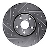 631-75011D Drilled/Slotted Brake Rotor [Silver], 2006-2020 Lexus/Toyota/Scion, Position: Right Front - image 1