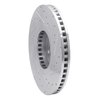 631-75011D Drilled/Slotted Brake Rotor [Silver], 2006-2020 Lexus/Toyota/Scion, Position: Right Front - image 4