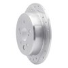 631-75016L Drilled/Slotted Brake Rotor [Silver], 2006-2015 Lexus/Toyota/Scion, Position: Rear Left - image 2