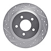631-75017L Drilled/Slotted Brake Rotor [Silver], Fits Select Lexus/Toyota/Scion, Position: Front Left - image 1