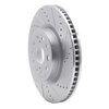 631-75017R Drilled/Slotted Brake Rotor [Silver], Fits Select Lexus/Toyota/Scion, Position: Front Right - image 2