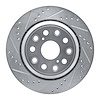 631-75018L Drilled/Slotted Brake Rotor [Silver], 2007-2017 Lexus/Toyota/Scion, Position: Rear Left - image 1
