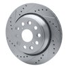 631-75018L Drilled/Slotted Brake Rotor [Silver], 2007-2017 Lexus/Toyota/Scion, Position: Rear Left - image 2