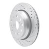 631-75018R Drilled/Slotted Brake Rotor [Silver], 2007-2017 Lexus/Toyota/Scion, Position: Rear Right - image 2
