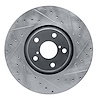 631-75024D Drilled/Slotted Brake Rotor [Silver], 2007-2011 Lexus/Toyota/Scion, Position: Right Front - image 1