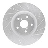 631-75028D Drilled/Slotted Brake Rotor [Silver], 2009-2011 Lexus/Toyota/Scion, Position: Right Front - image 1