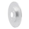 631-75029L Drilled/Slotted Brake Rotor [Silver], 2011-2017 Lexus/Toyota/Scion, Position: Rear Left - image 2