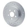 631-75029R Drilled/Slotted Brake Rotor [Silver], 2011-2017 Lexus/Toyota/Scion, Position: Rear Right - image 2