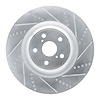 631-75030D Drilled/Slotted Brake Rotor [Silver], 2010-2017 Lexus/Toyota/Scion, Position: Left Front - image 1