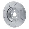 631-75031D Drilled/Slotted Brake Rotor [Silver], 2010-2017 Lexus/Toyota/Scion, Position: Right Front - image 4