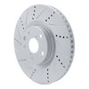 631-75032D Drilled/Slotted Brake Rotor [Silver], 2011-2020 Lexus/Toyota/Scion, Position: Left Front - image 2