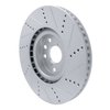 631-75032D Drilled/Slotted Brake Rotor [Silver], 2011-2020 Lexus/Toyota/Scion, Position: Left Front - image 4