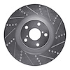631-75033D Drilled/Slotted Brake Rotor [Silver], 2011-2020 Lexus/Toyota/Scion, Position: Right Front - image 1