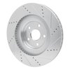 631-75034D Drilled/Slotted Brake Rotor [Silver], 2013-2020 Lexus/Toyota/Scion, Position: Left Front - image 4
