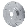 631-75035D Drilled/Slotted Brake Rotor [Silver], 2013-2020 Lexus/Toyota/Scion, Position: Right Front - image 2