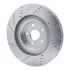 631-75035D Drilled/Slotted Brake Rotor [Silver], 2013-2020 Lexus/Toyota/Scion, Position: Right Front - image 4