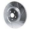631-75037D Drilled/Slotted Brake Rotor [Silver], Fits Select Lexus/Toyota/Scion, Position: Right Front - image 2