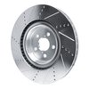 631-75037D Drilled/Slotted Brake Rotor [Silver], Fits Select Lexus/Toyota/Scion, Position: Right Front - image 4