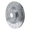 631-75038D Drilled/Slotted Brake Rotor [Silver], Fits Select Lexus/Toyota/Scion, Position: Left Front - image 2