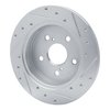 631-75041L Drilled/Slotted Brake Rotor [Silver], Fits Select Lexus/Toyota/Scion, Position: Rear Left - image 4