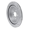 631-75042L Drilled/Slotted Brake Rotor [Silver], Fits Select Lexus/Toyota/Scion, Position: Rear Left - image 4