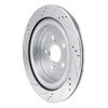 631-75042R Drilled/Slotted Brake Rotor [Silver], Fits Select Lexus/Toyota/Scion, Position: Rear Right - image 4
