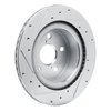 631-75056R Drilled/Slotted Brake Rotor [Silver], Fits Select Lexus/Toyota/Scion, Position: Rear Right - image 4
