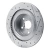 631-75059L Drilled/Slotted Brake Rotor [Silver], Fits Select Lexus/Toyota/Scion, Position: Rear Left - image 4