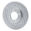 631-76006L Drilled/Slotted Brake Rotor [Silver], 1980-1983 Lexus/Toyota/Scion, Position: Front Left - image 2