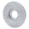 631-76006L Drilled/Slotted Brake Rotor [Silver], 1980-1983 Lexus/Toyota/Scion, Position: Front Left - image 4