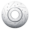 631-76008L Drilled/Slotted Brake Rotor [Silver], 1979-1981 Lexus/Toyota/Scion, Position: Front Left - image 1