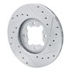 631-76013L Drilled/Slotted Brake Rotor [Silver], 1982-1985 Lexus/Toyota/Scion, Position: Front Left - image 4