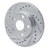 631-76016L Drilled/Slotted Brake Rotor [Silver], 1983-1986 Lexus/Toyota/Scion, Position: Front Left - image 2